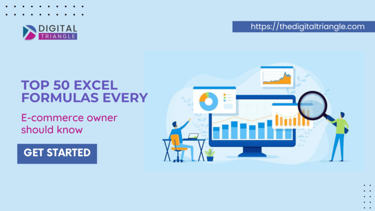 Top 50 Excel formulas every E-commerce owner should know